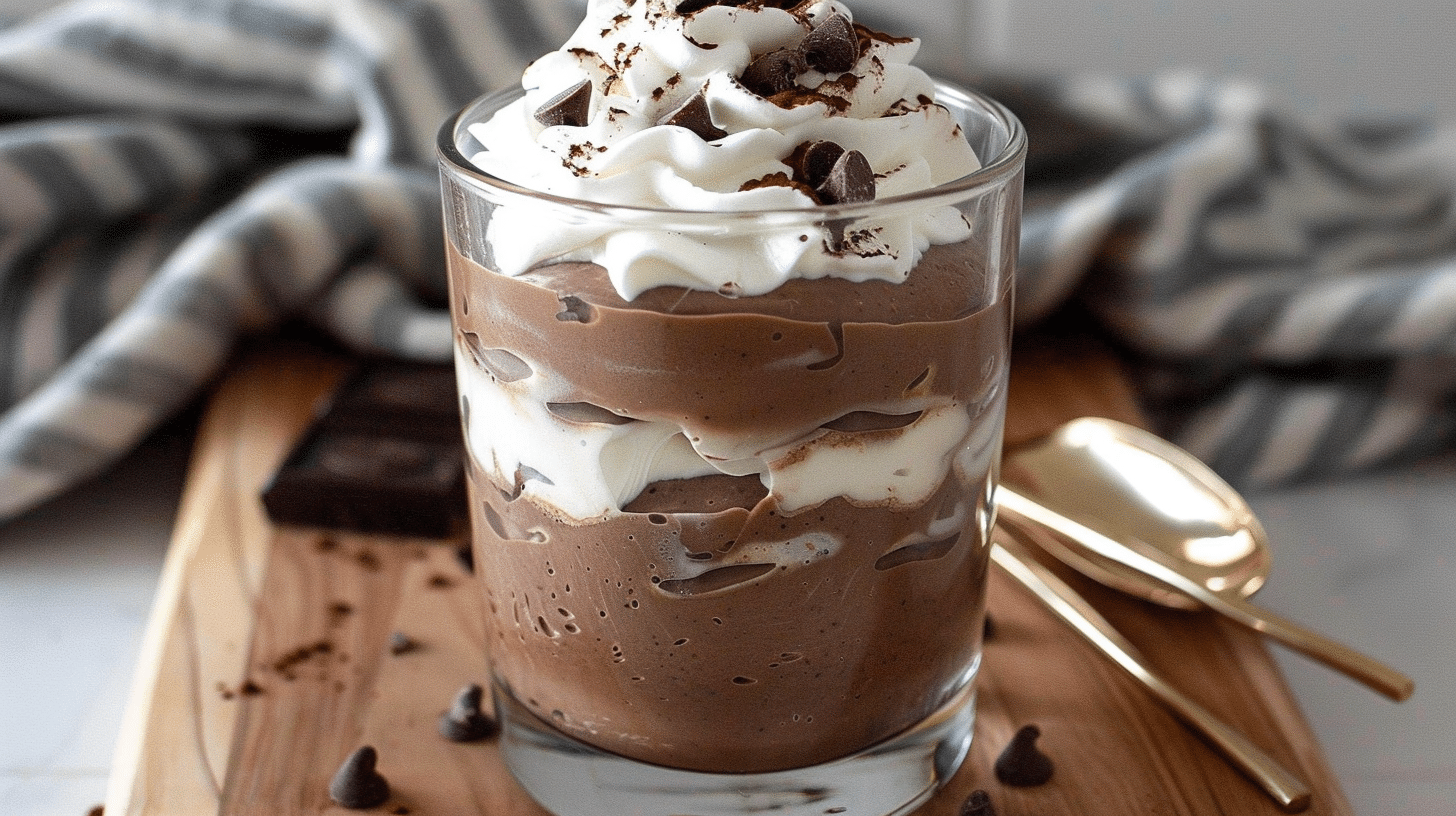 3 Ingredient High Protein Cottage Cheese Chocolate Mousse Moms Love