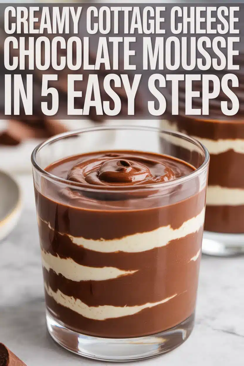 cottage cheese chocolate mousse