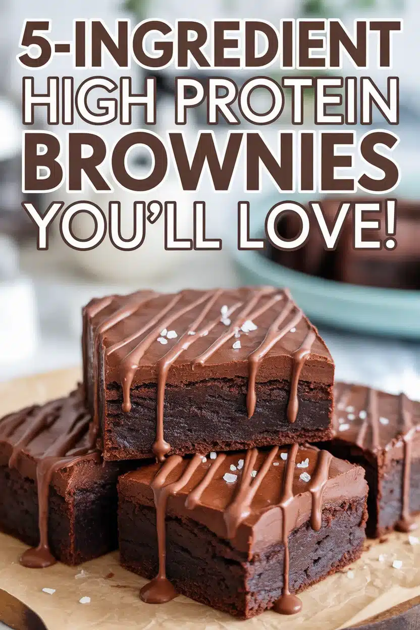 high protein brownies