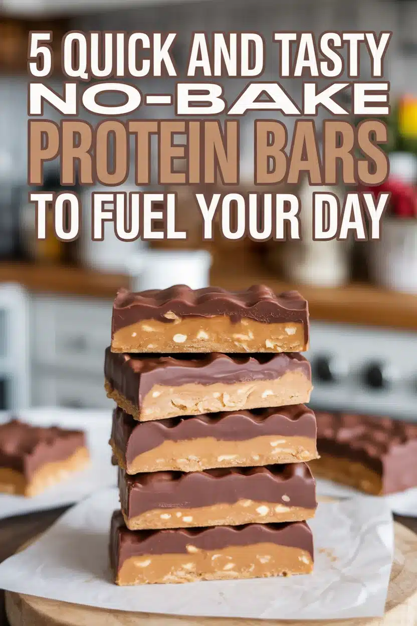 no-bake protein bars