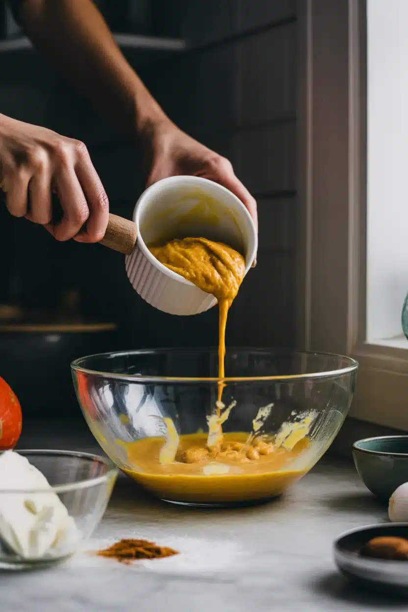 Pumpkin cheesecake cups