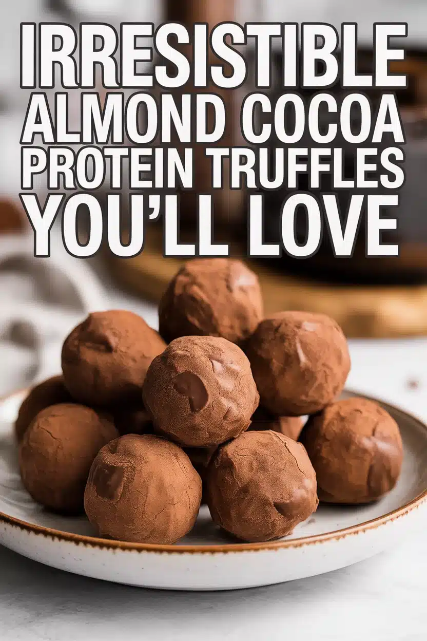 Irresistible Almond Cocoa Protein Truffles You'll Love