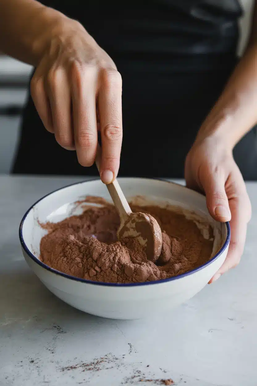 Almond cocoa protein truffles