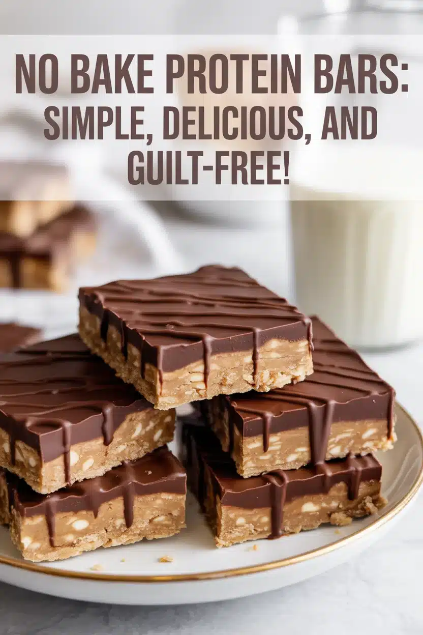 No bake protein bars