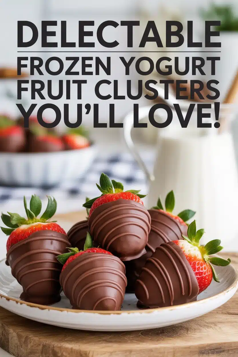 Delectable Frozen Yogurt Fruit Clusters You'll Love! 10 Delectable Frozen Yogurt Fruit Clusters You'll Love!