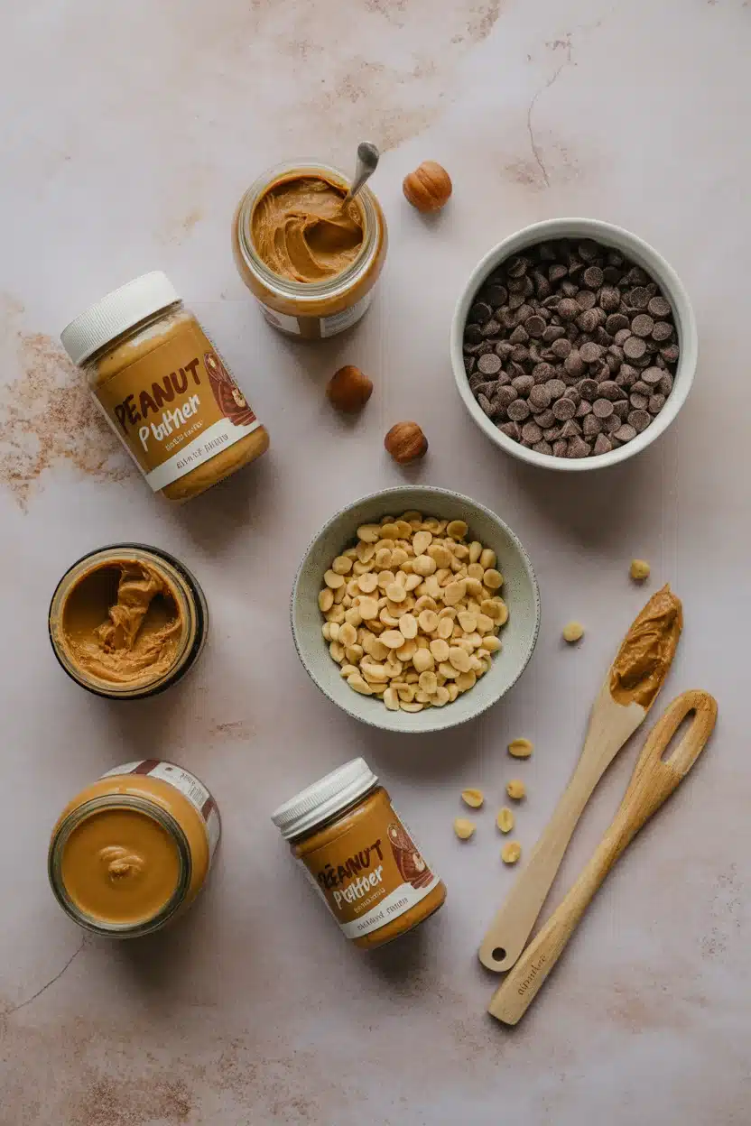 Peanut butter chocolate clusters