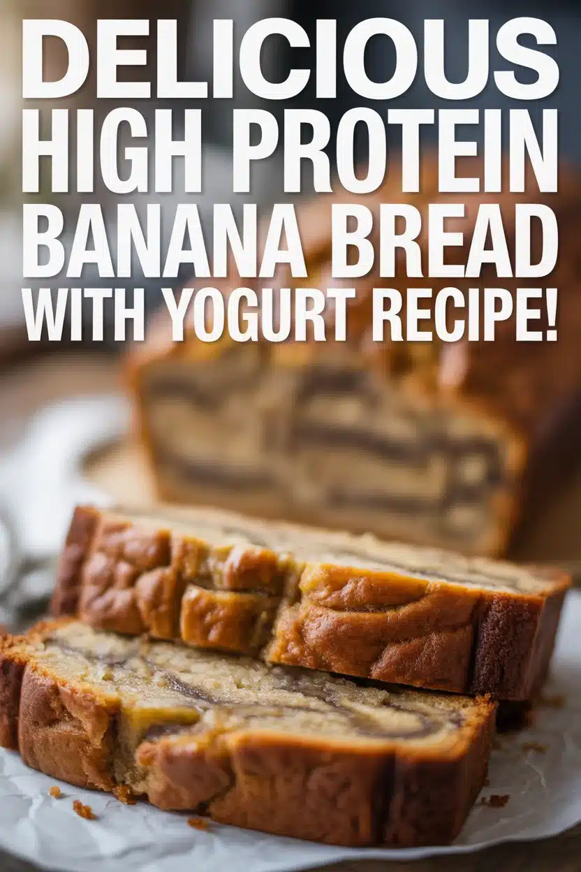Delicious High Protein Banana Bread with Yogurt Recipe!
