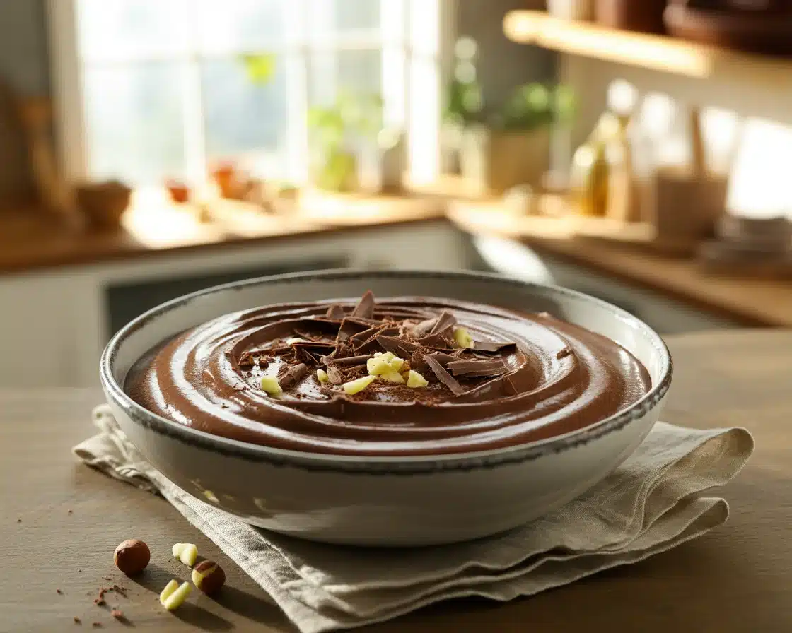 healthy chocolate avocado mousse