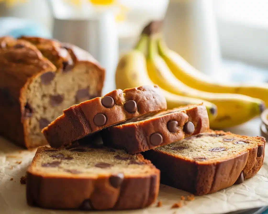 high protein banana bread with yogurt