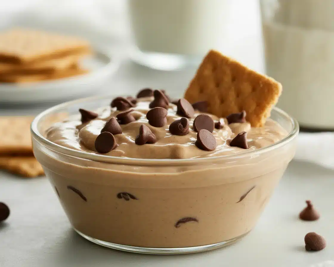 healthy cookie dough protein dip