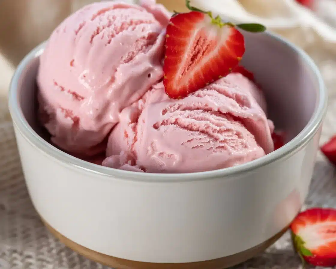Delicious high-protein ice cream without cottage cheese, easy and creamy recipe.