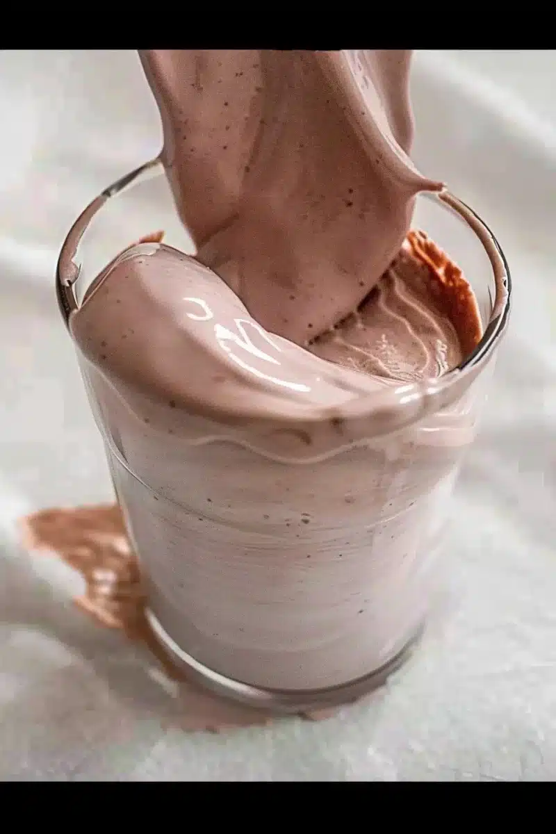Delicious Cottage Cheese Chocolate Pudding served in a bowl