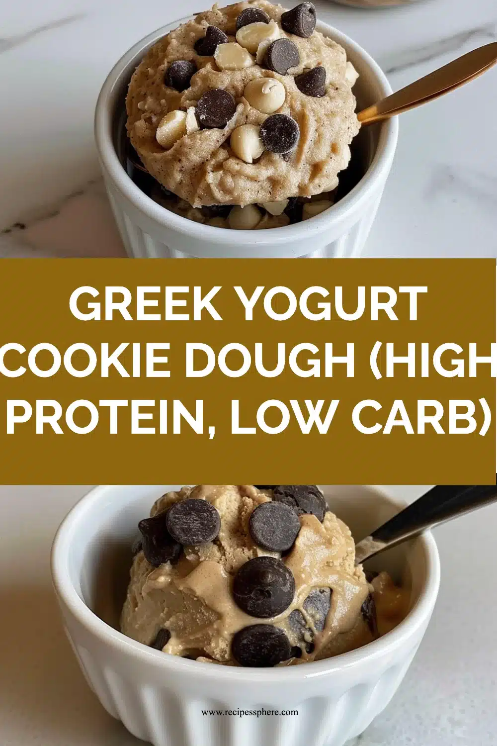 Greek Yogurt Cookie Dough (High Protein, Low Carb)