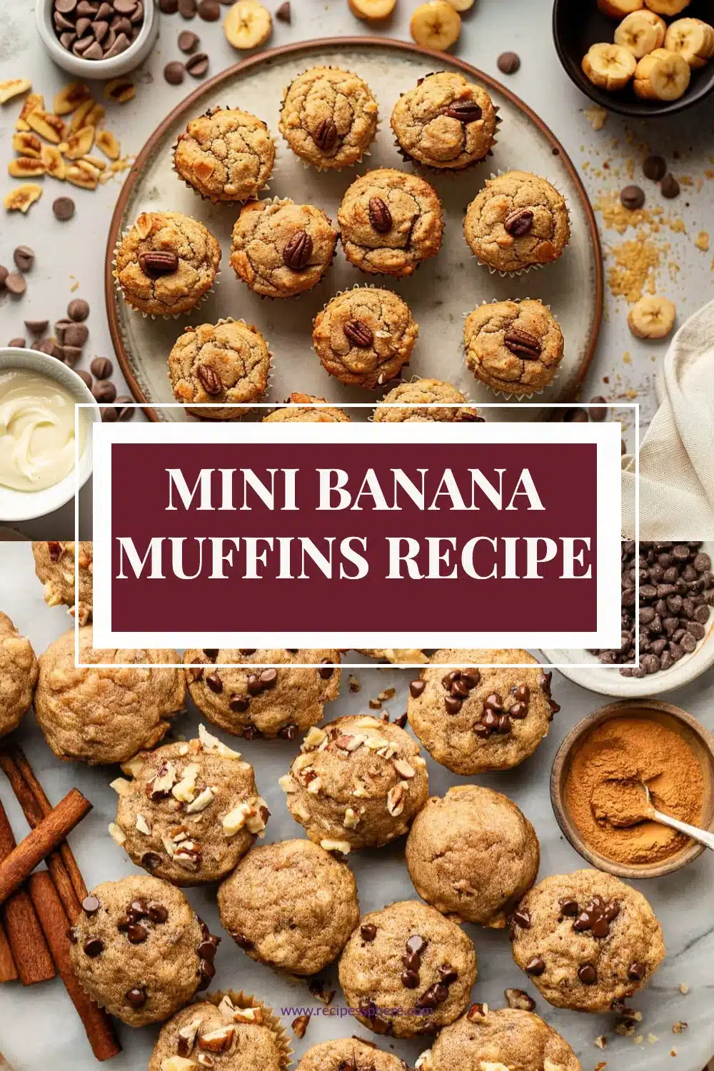 Mini Banana Muffins Recipe