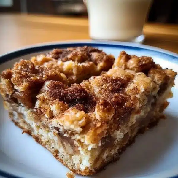 Cinnamon Roll Baked Oatmeal Squares 7 Cinnamon Roll Baked Oatmeal Squares with cinnamon swirl and icing