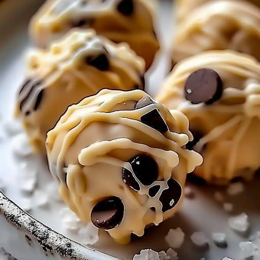 Frozen Greek yogurt peanut butter bites for a healthy snack.