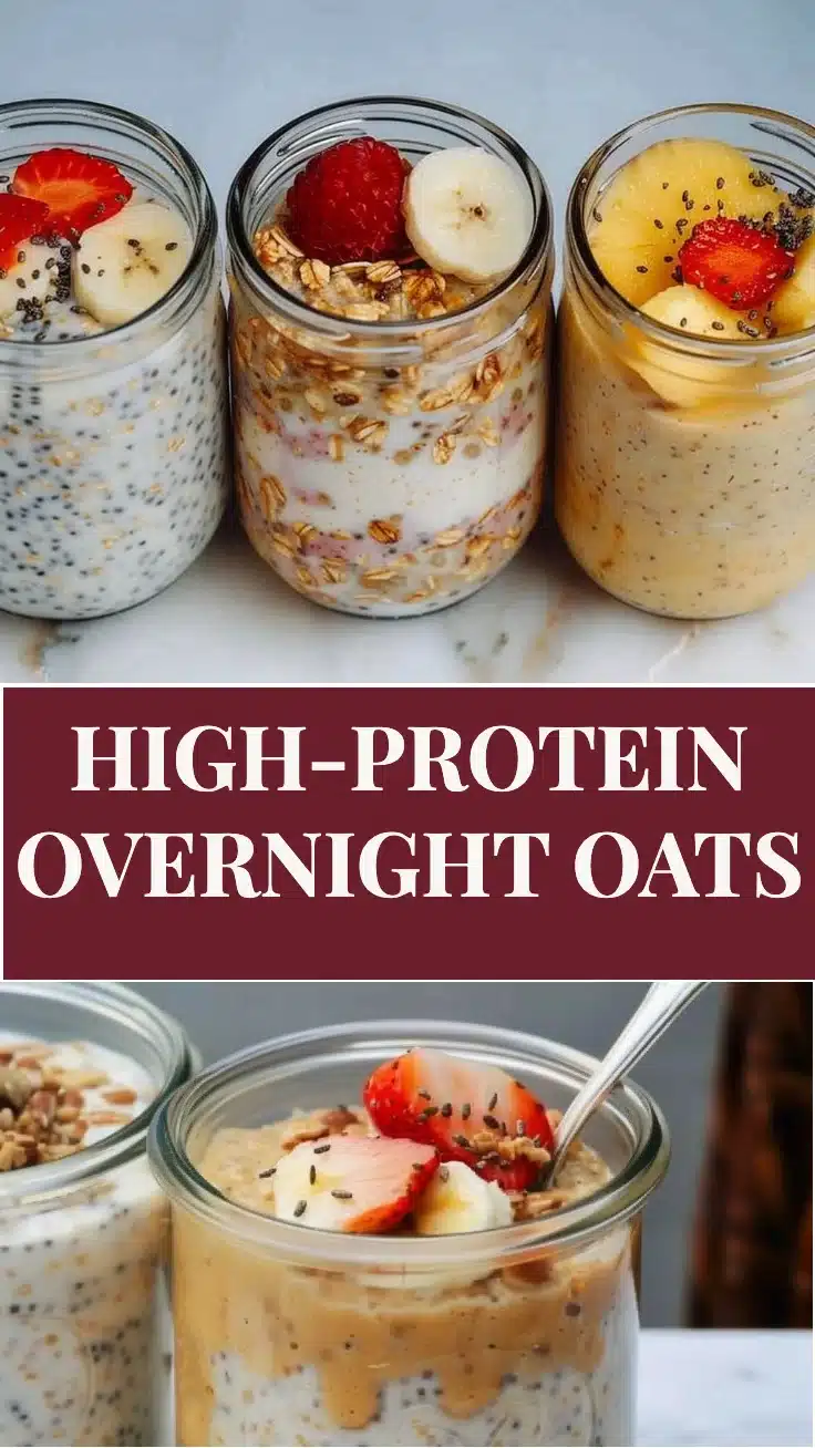 High-Protein Overnight Oats 6 High-Protein Overnight Oats