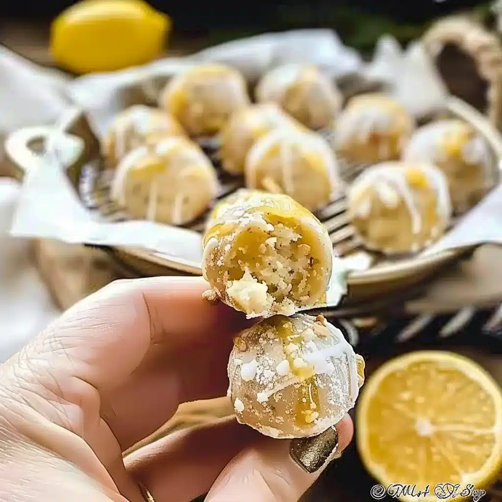 Lemon Protein Balls 8 Lemon Protein Balls