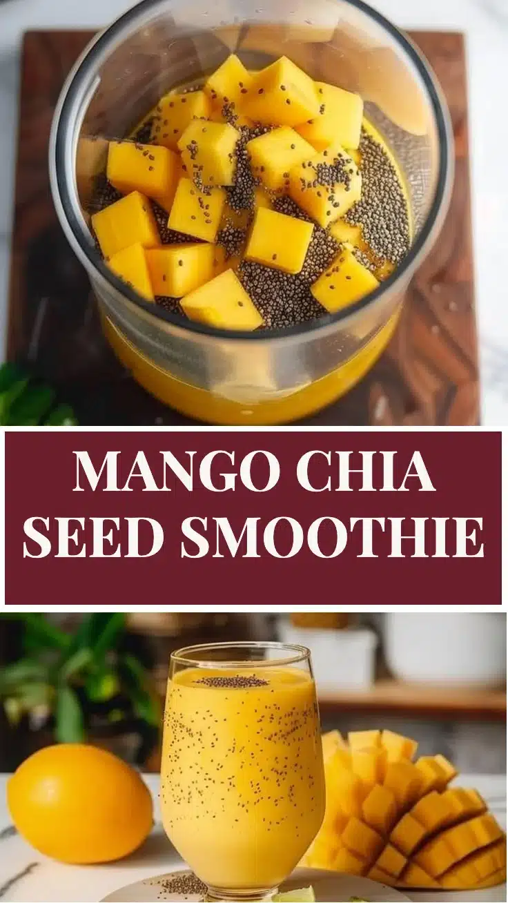 Mango Chia Seed Smoothie