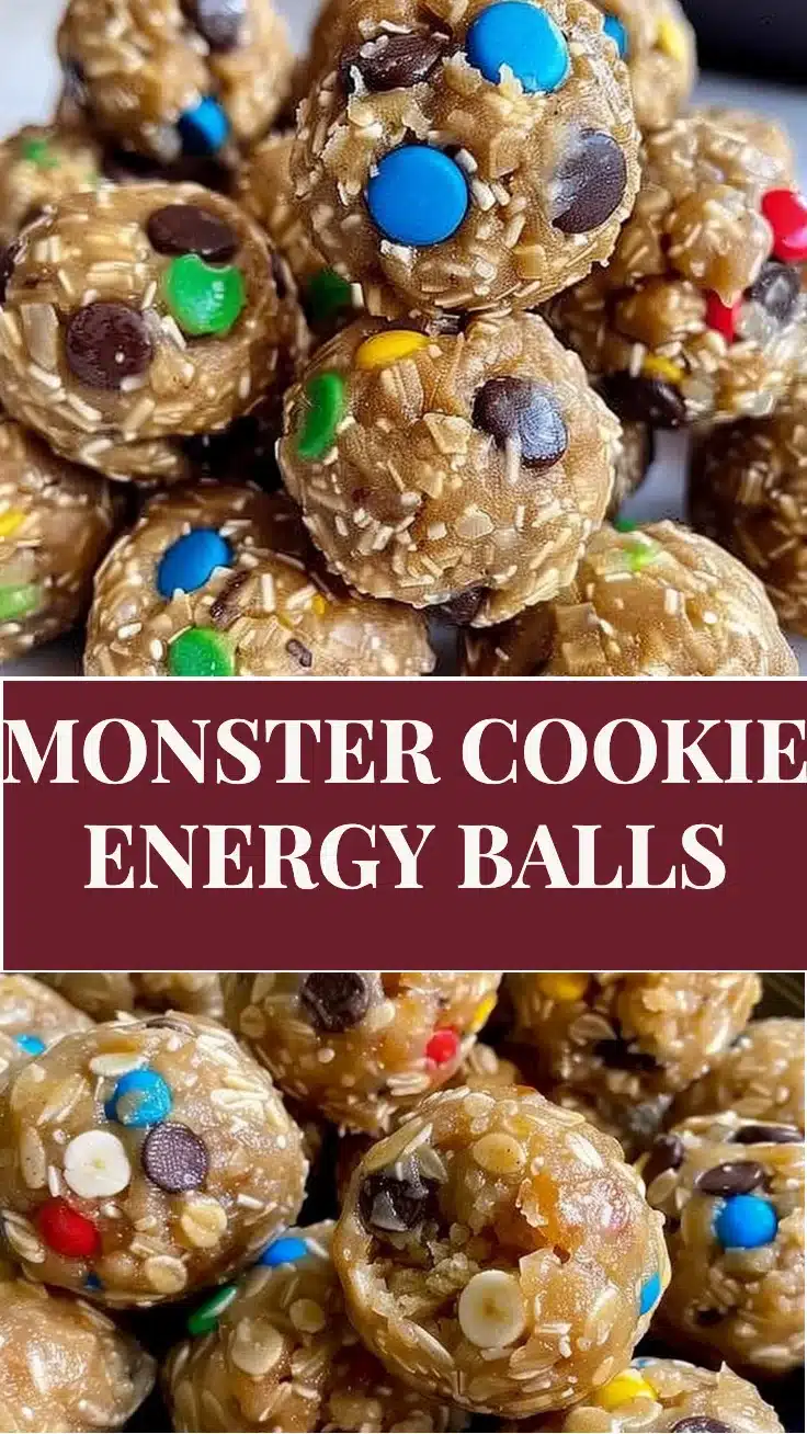 Monster Cookie Energy Balls 6 Monster Cookie Energy Balls