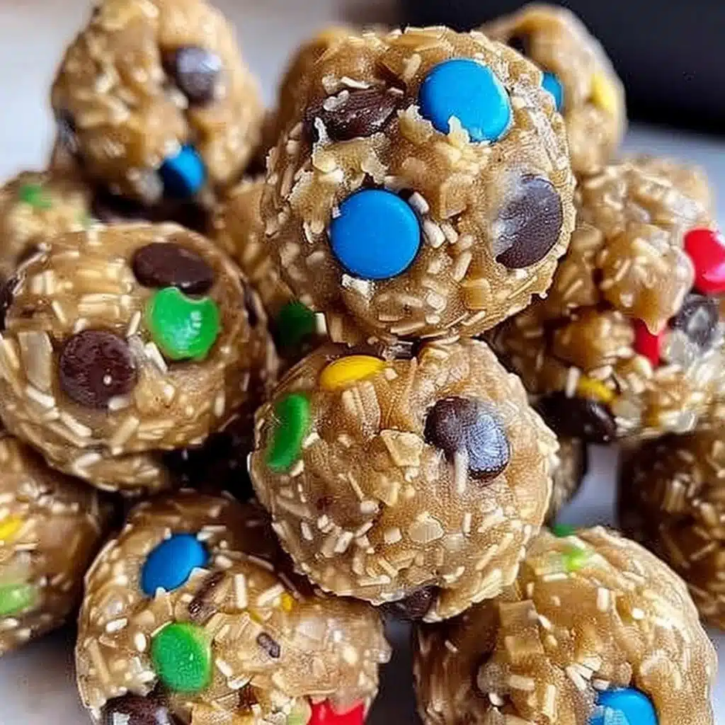 Monster Cookie Energy Balls 8 Monster Cookie Energy Balls