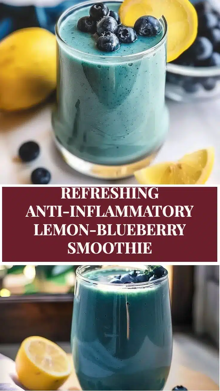 Refreshing Anti-Inflammatory Lemon-Blueberry Smoothie 6 Refreshing Anti-Inflammatory Lemon-Blueberry Smoothie