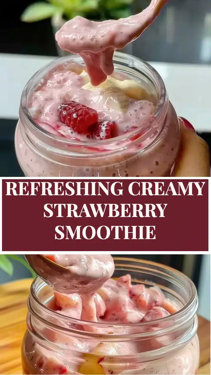 Refreshing Creamy Strawberry Smoothie 6 Refreshing Creamy Strawberry Smoothie